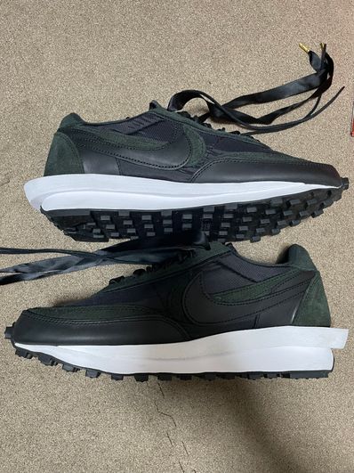 sacai × Nike LDV Waffle "Triple Black"