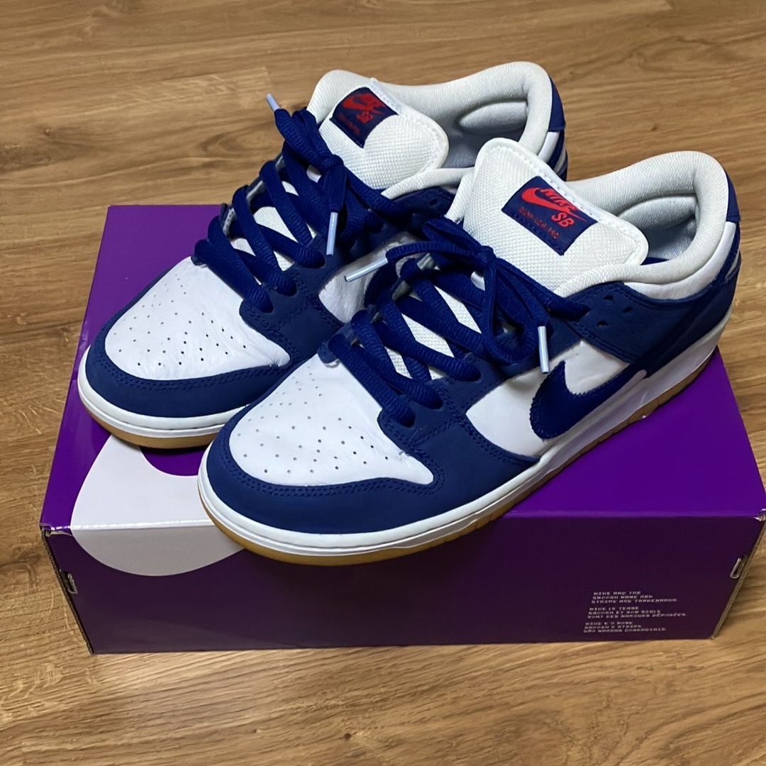 Nike SB Dunk Low "Los Angeles Dodgers/Deep Royal Blue"