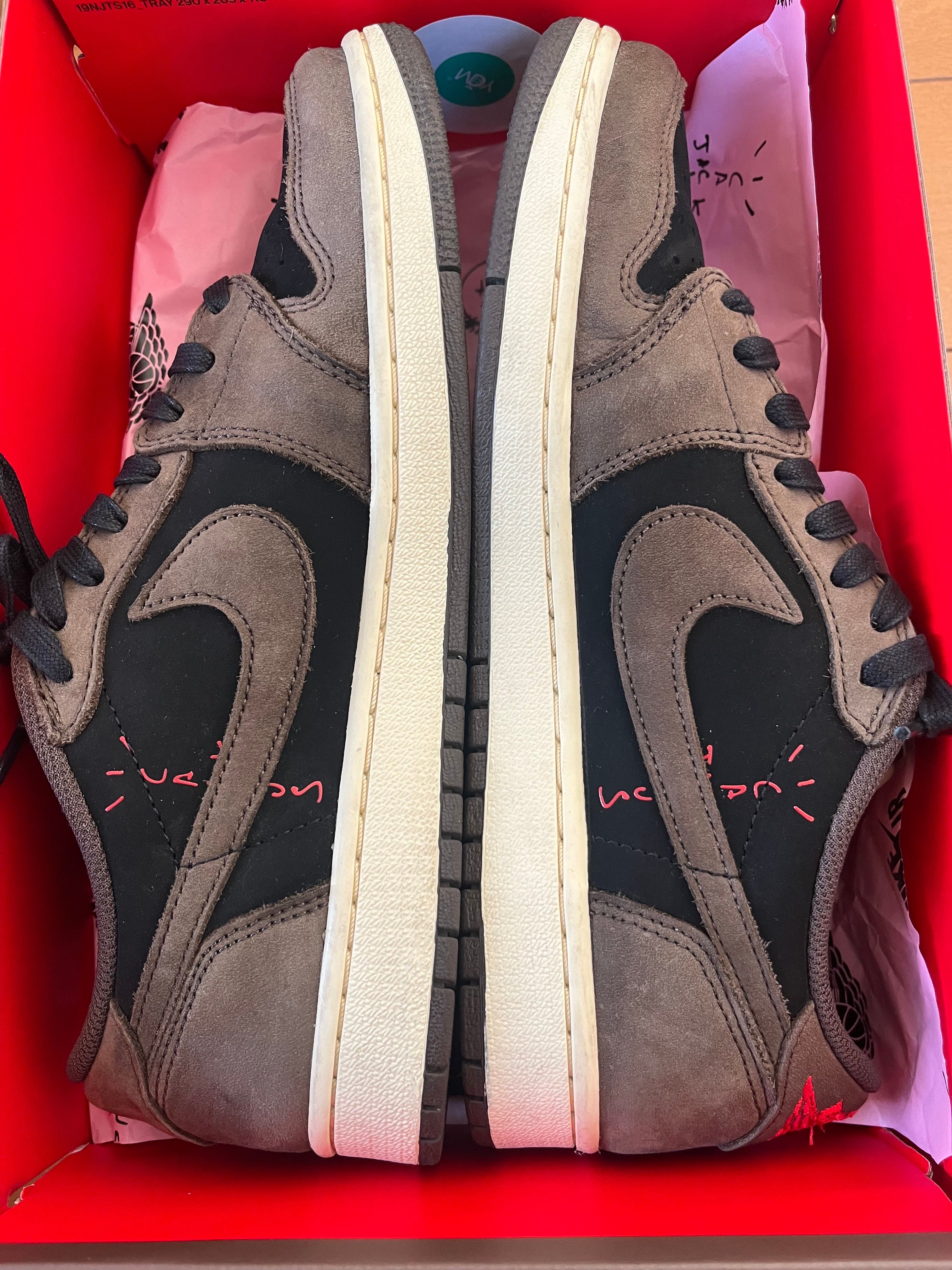 Travis Scott × Nike Air Jordan 1 Low OG SP-T "Black/Dark Mocha"