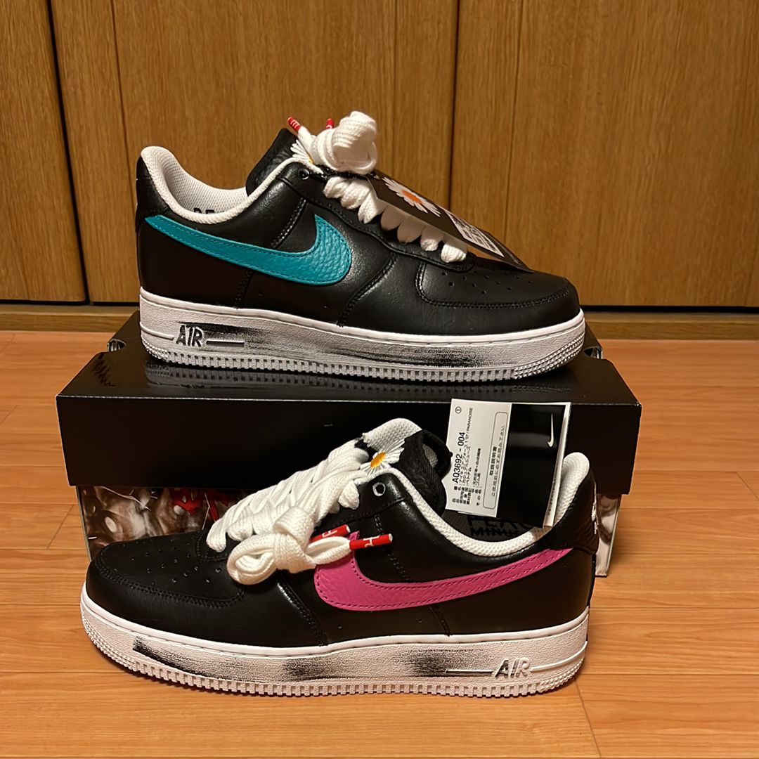 PEACEMINUSONE × Nike Air Force 1 Low '07 Para-Noise 3.0 "Black and Multi-Color" / G-DRAGON