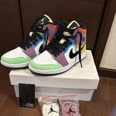 Nike Women's Air Jordan 1 Mid "Multi Color"