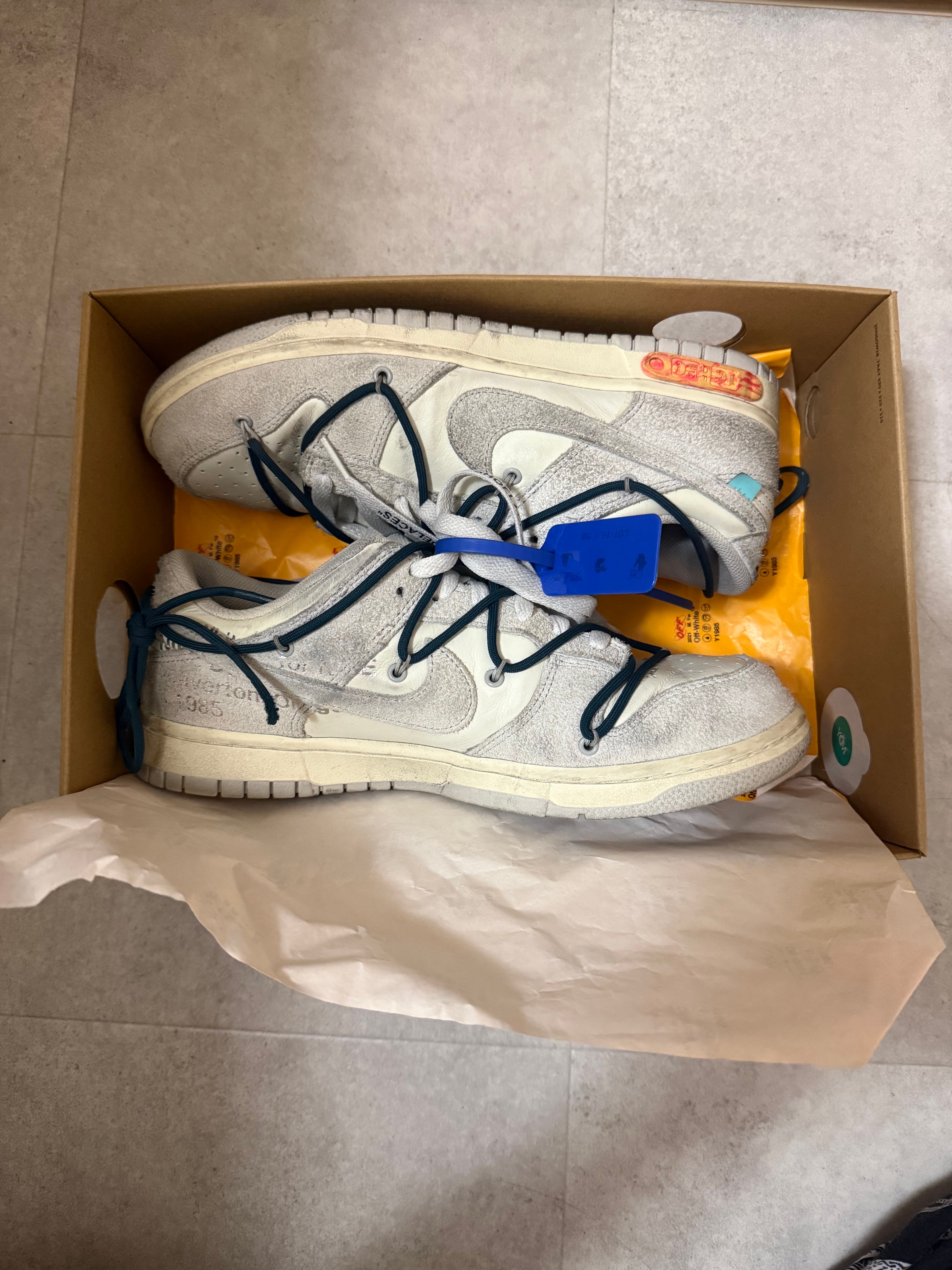 Off-White × Nike Dunk Low 1 of 50 "Lot.16"