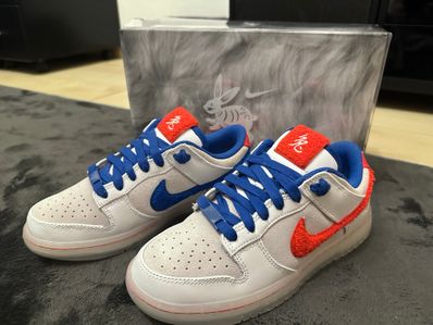 Nike Dunk Low Year of the Rabbit "White/Crimson-Varsity Royal"
