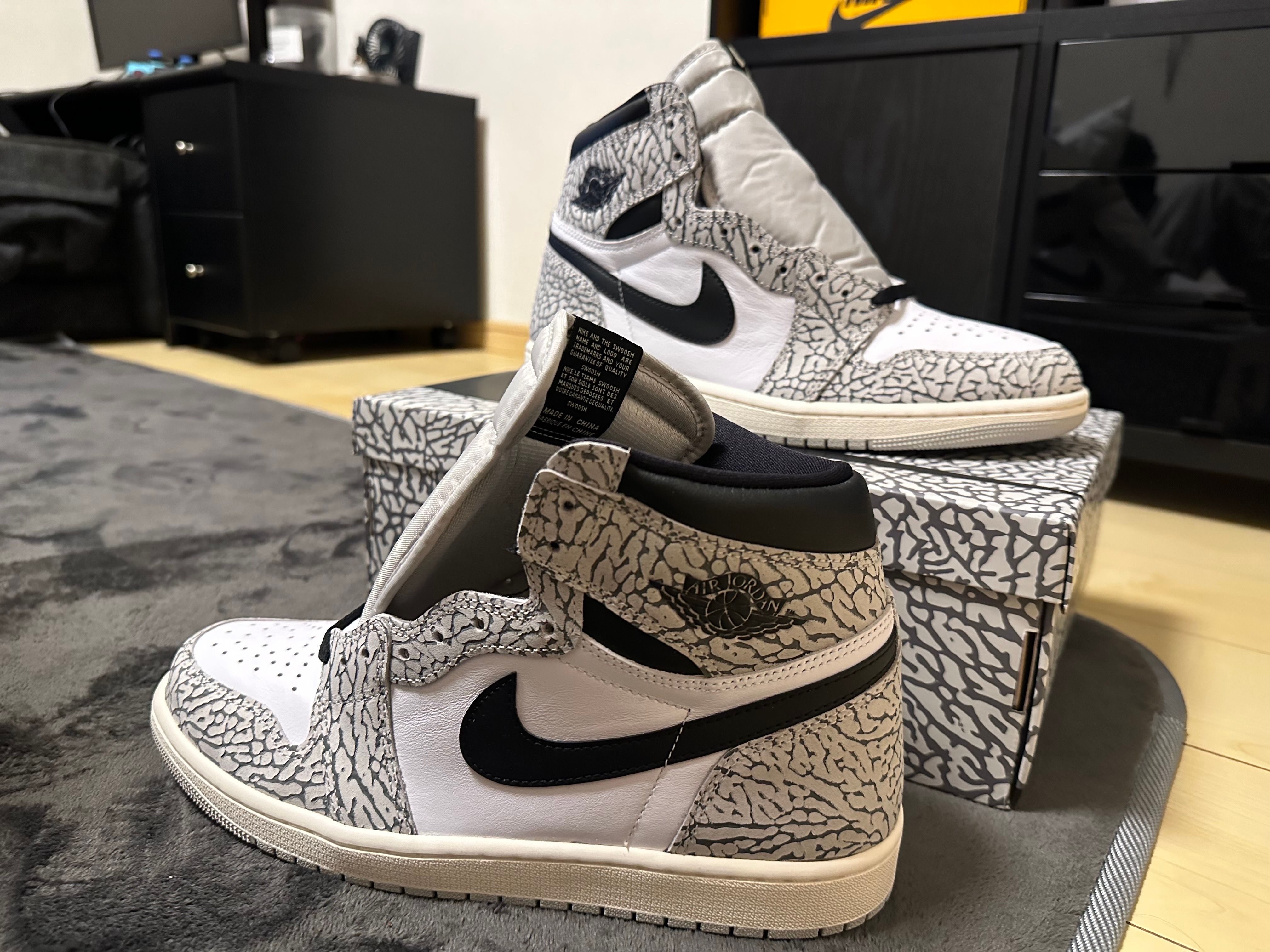 Nike Air Jordan 1 High OG "White Cement/Safari"