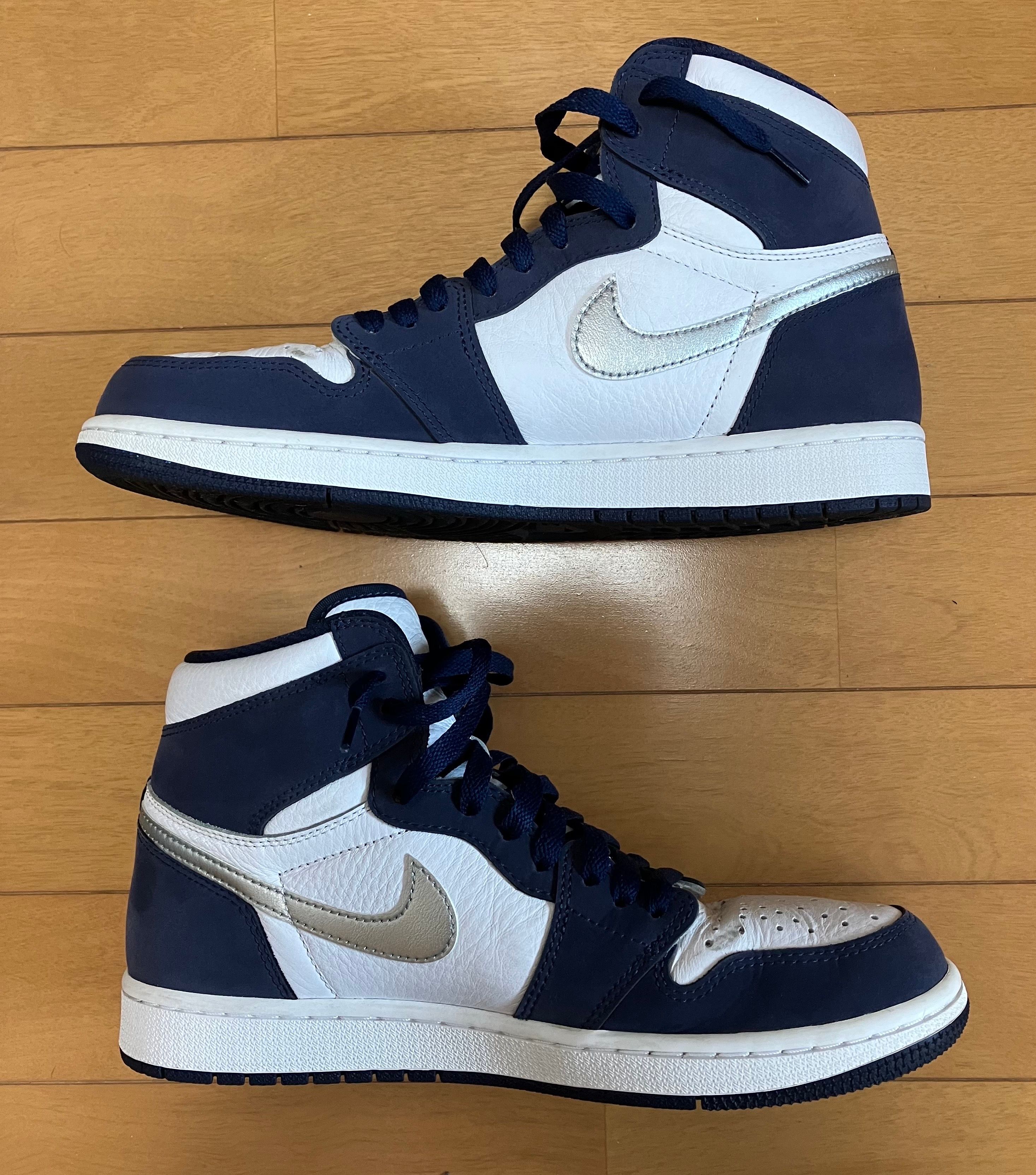 Nike Air Jordan 1 High OG CO.JP "White/Midnight Navy" (2020)(ブリーフケースなし)