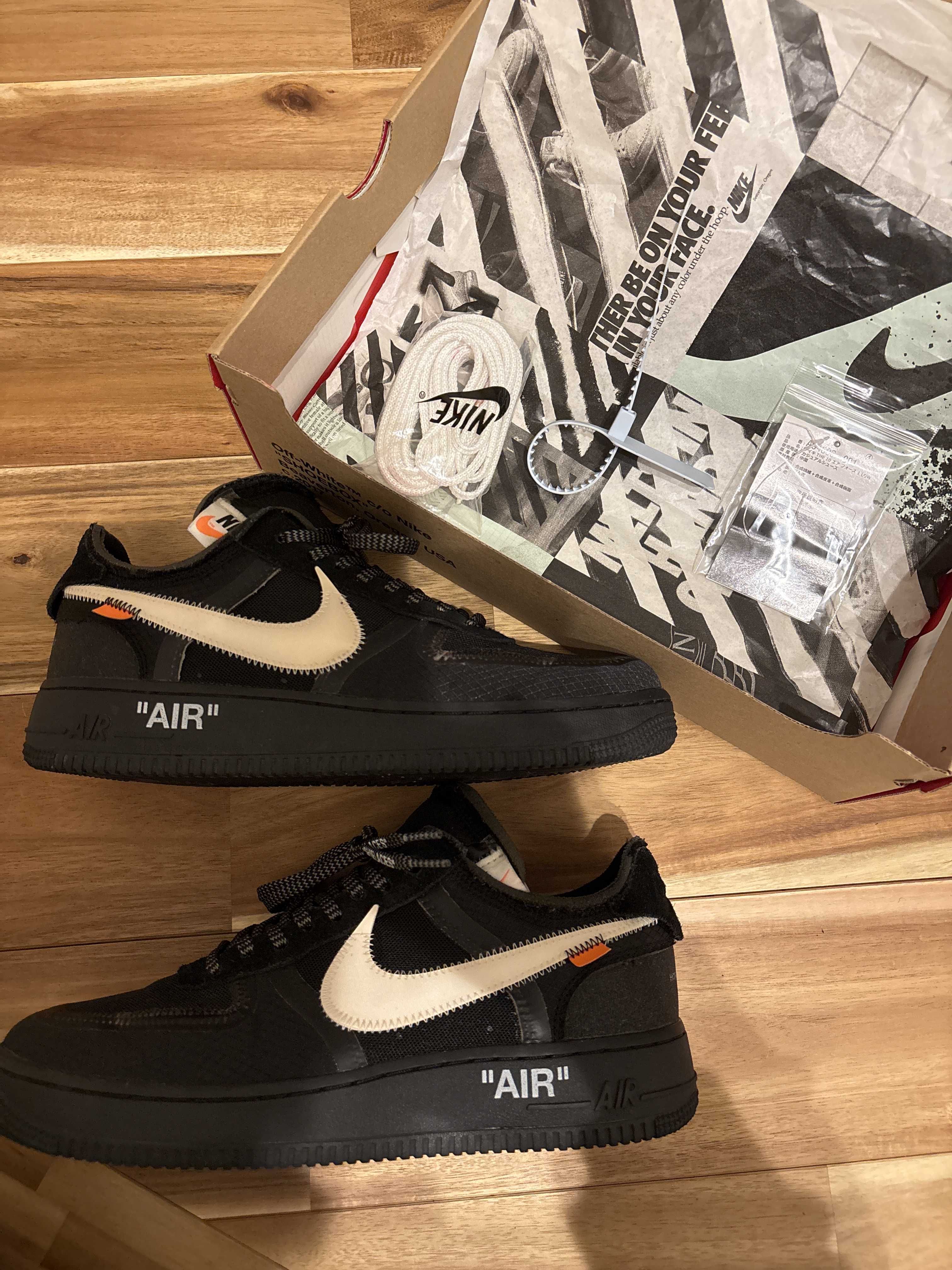 Off-White × Nike Air Force 1 Low "Black"