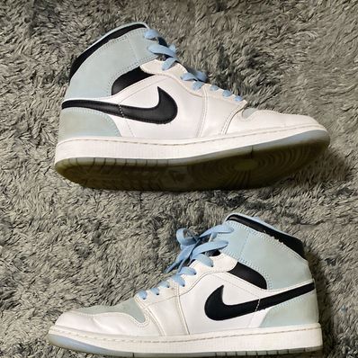 Nike Air Jordan 1 Mid "Ice Blue Nubuck"