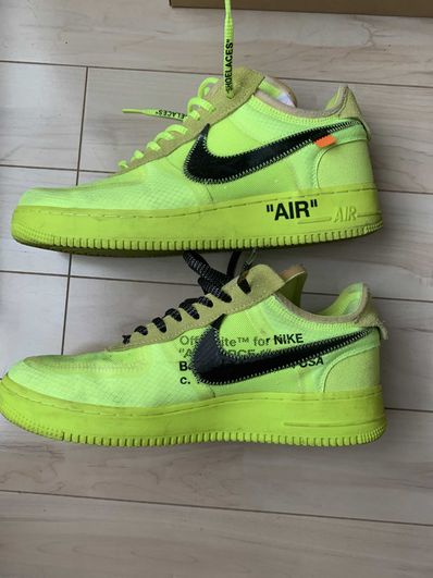 Off-White × Nike Air Force 1 Low "Volt"