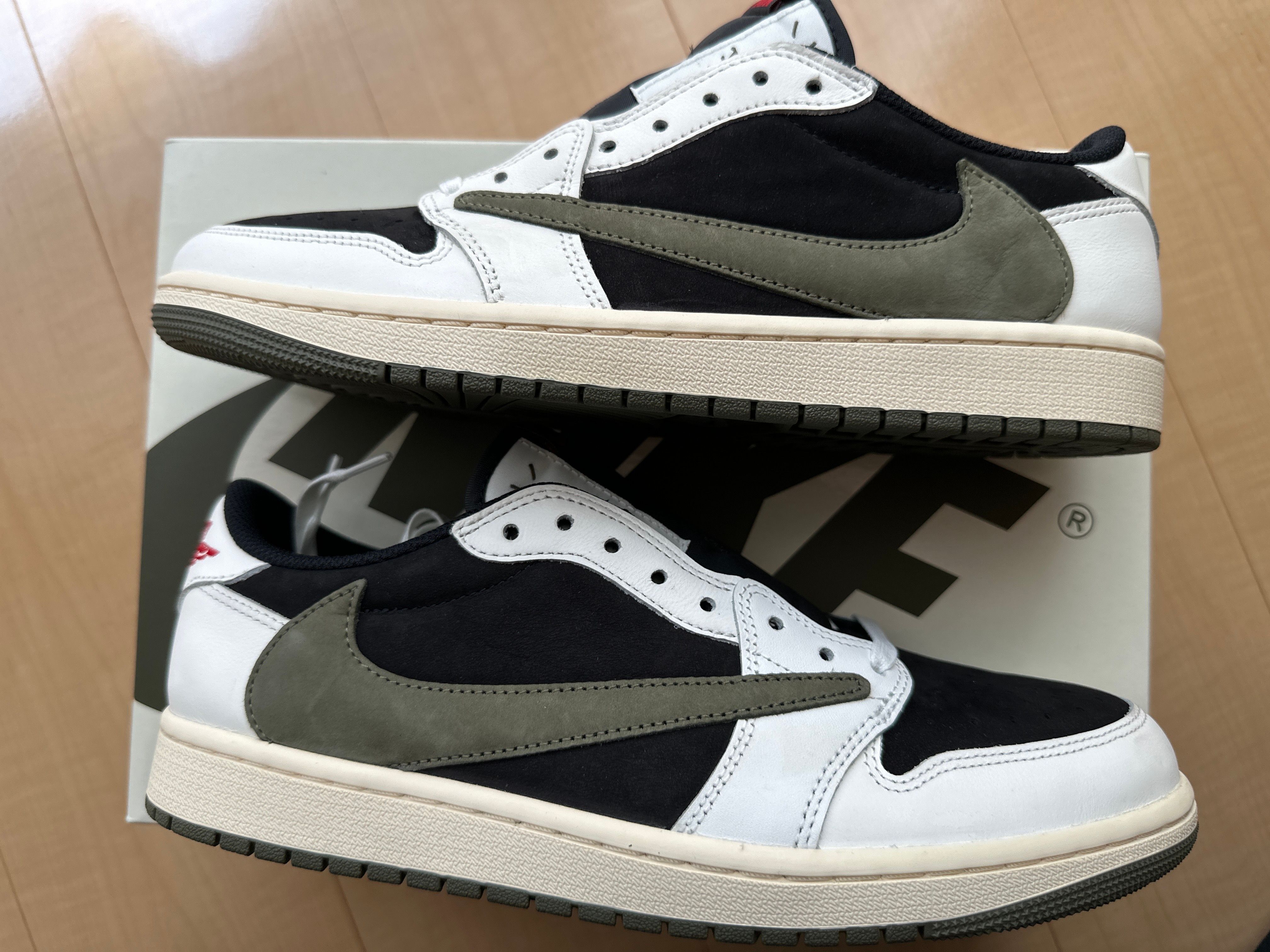 Travis Scott × Nike Women's Air Jordan 1 Low OG "Medium Olive"