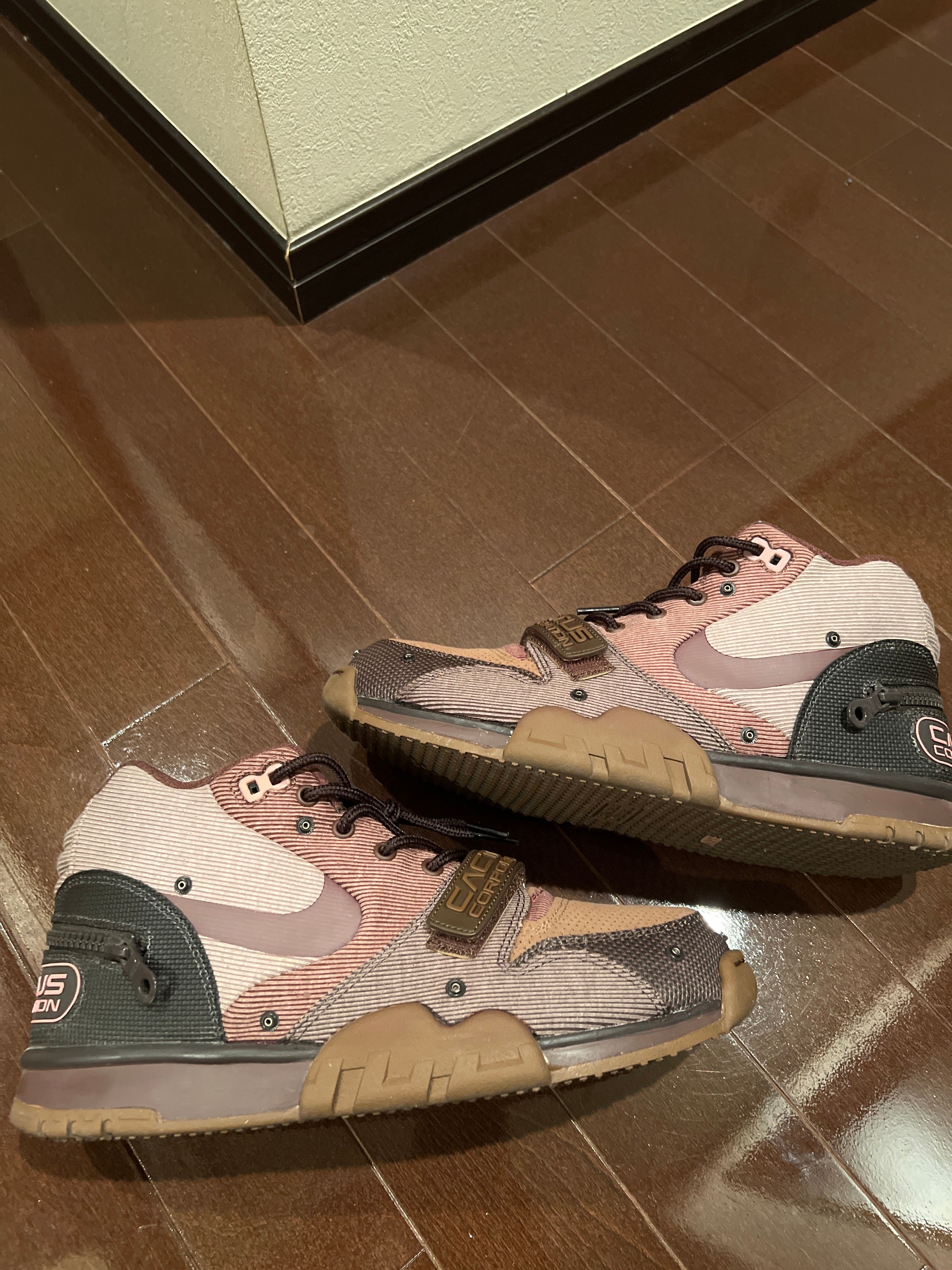 Travis Scott x Nike Air Trainer 1 SP "Archaeo Brown and Rust Pink"