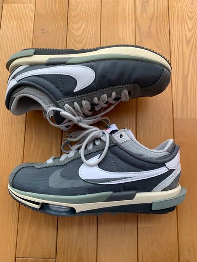 sacai × Nike Zoom Cortez "Iron Grey"