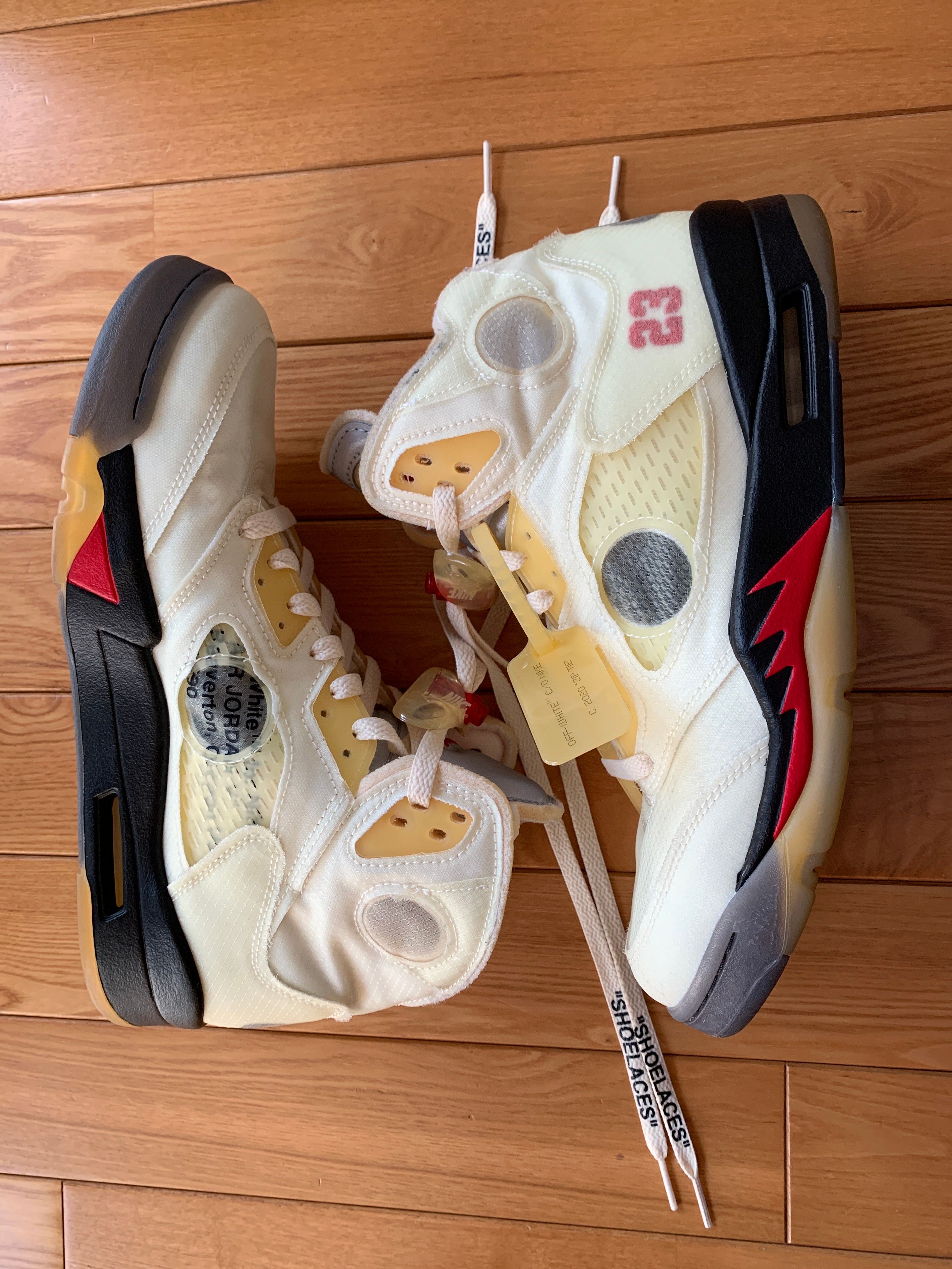 Off-White × Nike Air Jordan 5 "Sail"