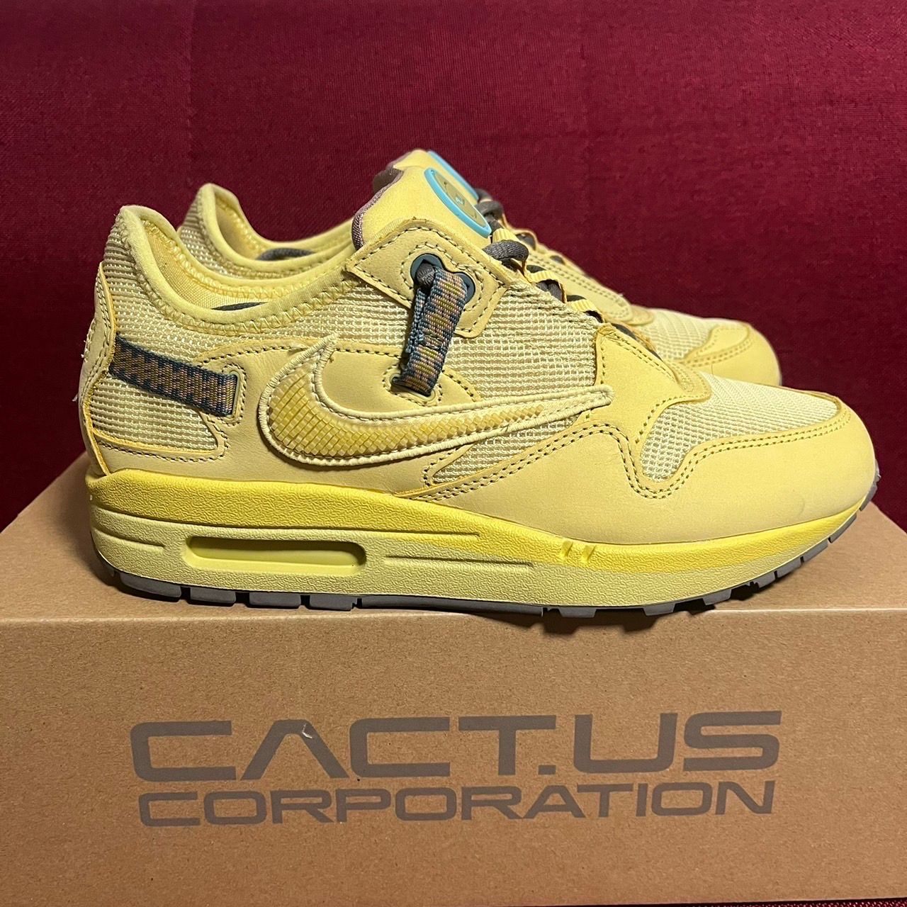 Travis Scott × Nike Air Max 1 "CACT.US Gold"