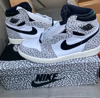 Nike Air Jordan 1 High OG "White Cement/Safari"