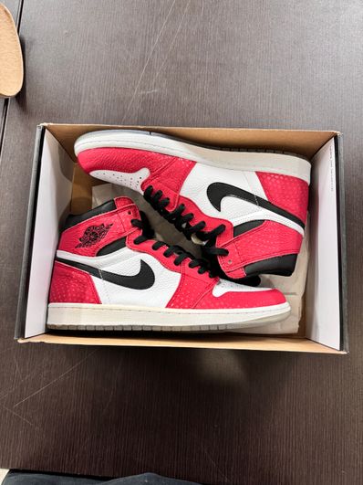 Spiderman × Nike Air Jordan 1 Origin Story "Gym Red/White/Photo Blue/Black"