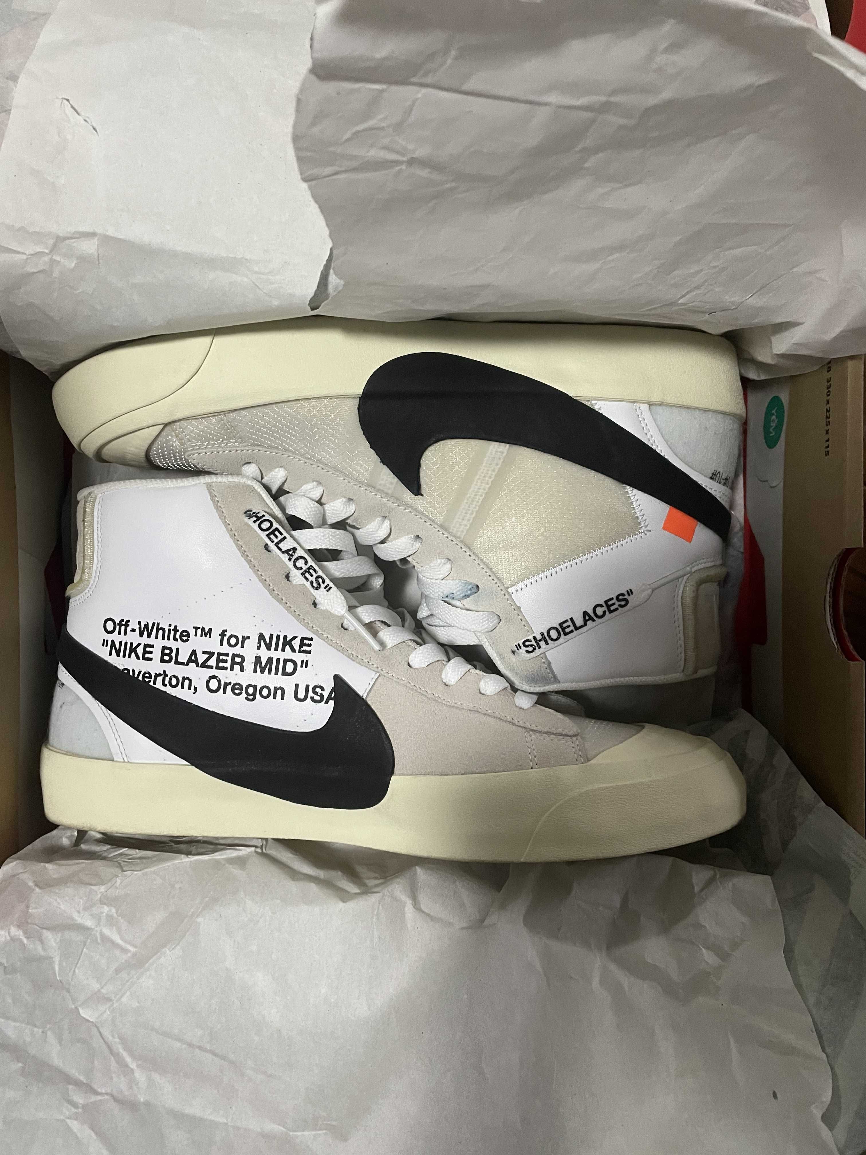 Off-White × Nike The Ten Blazer Mid "White"