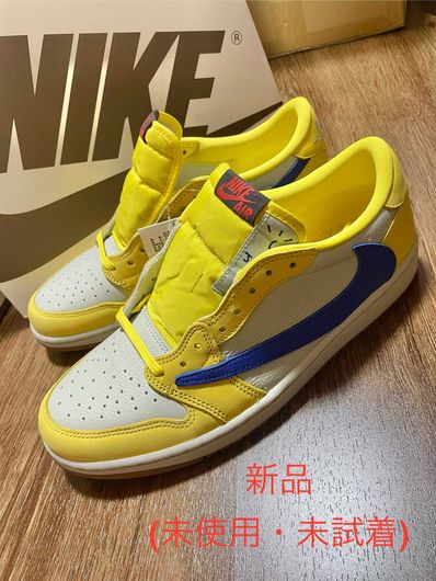 Travis Scott × Nike Women's Air Jordan 1 Retro Low OG "Canary"