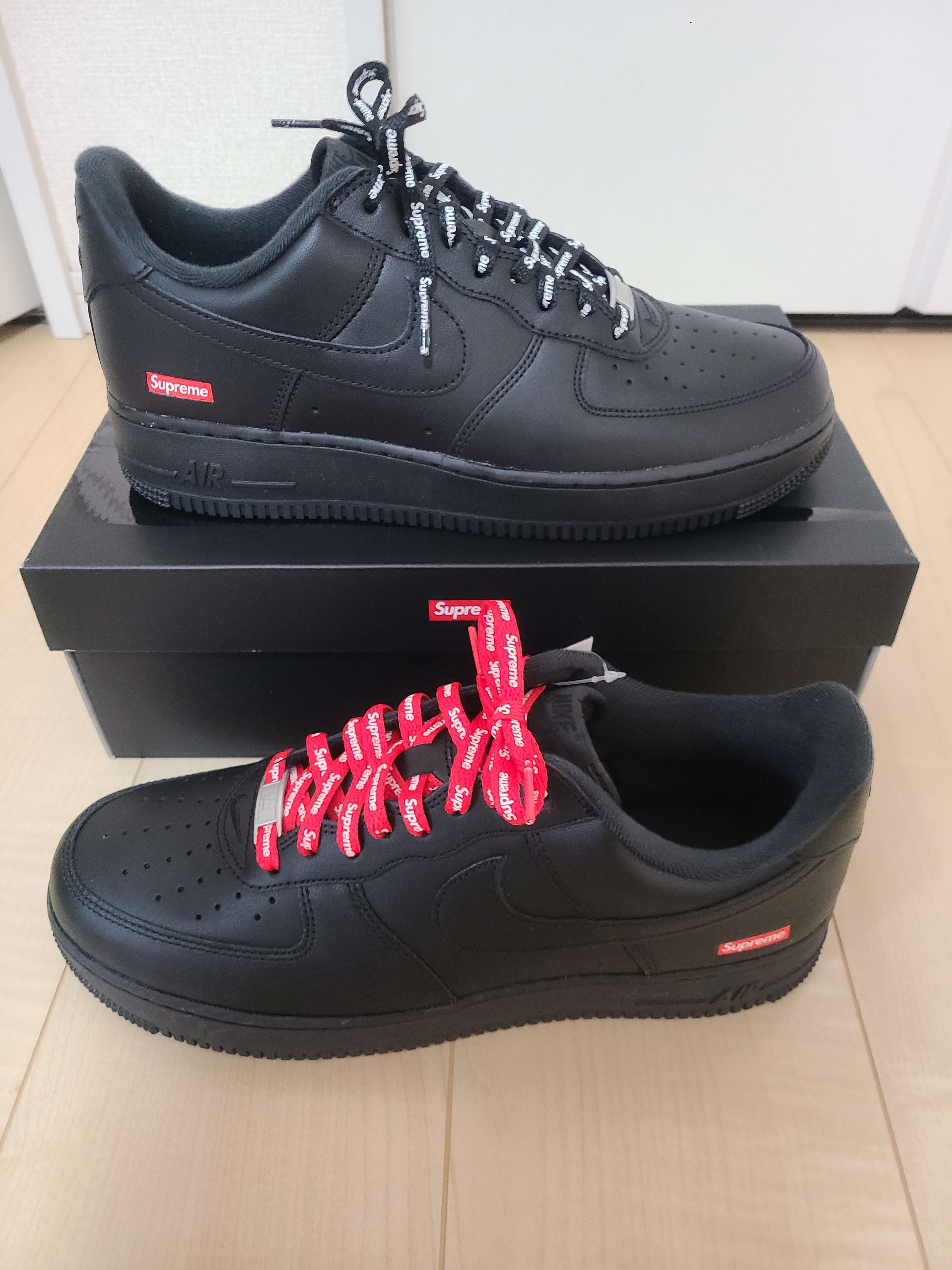 Supreme × Nike Air Force 1 Low "Black"