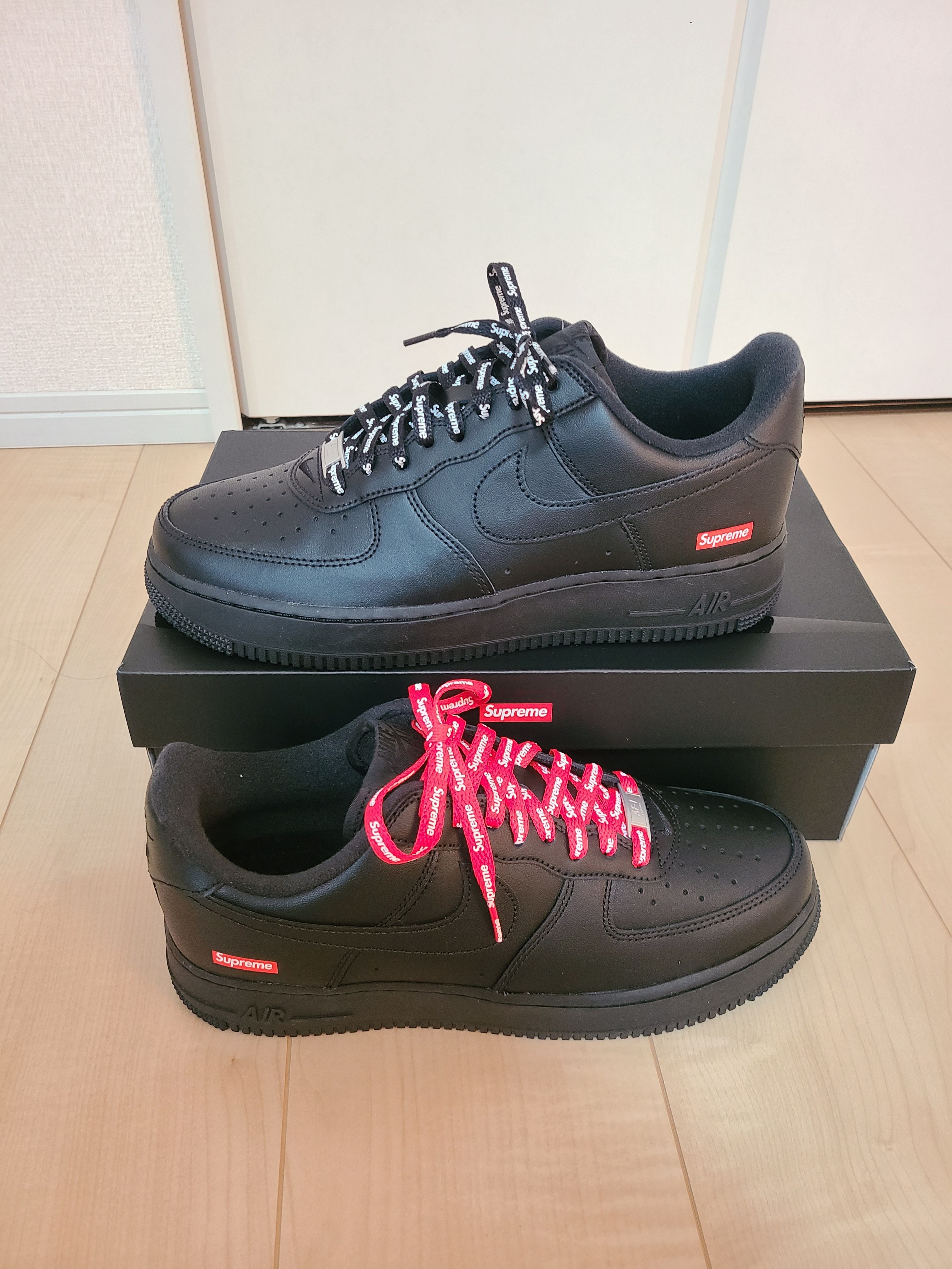 Supreme × Nike Air Force 1 Low "Black"