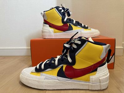 sacai × Nike Blazer Mid "Varsity Maize/Varsity Red"