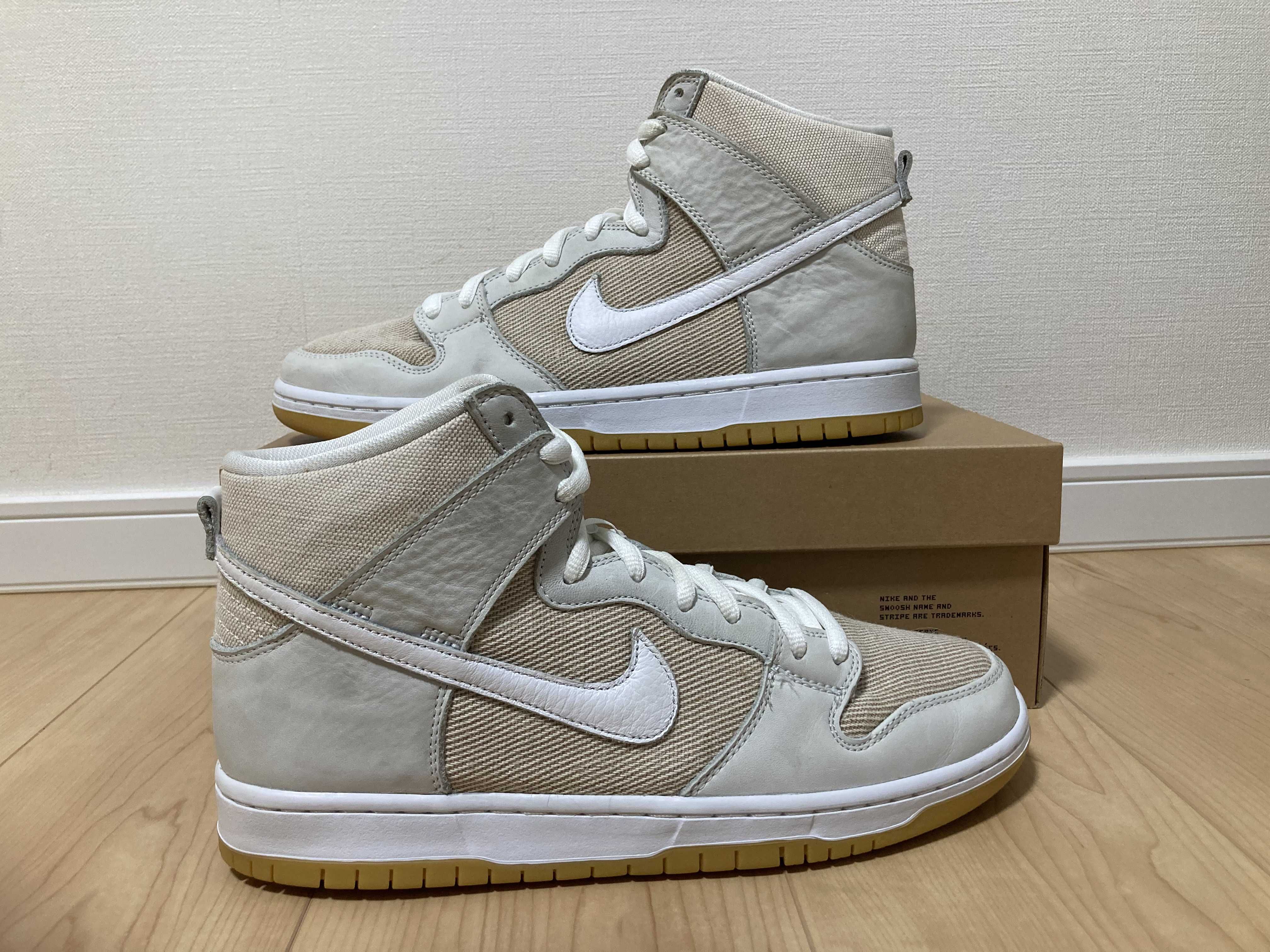 Nike SB Dunk High Pro ISO "Orange Label Unbleached Natural"