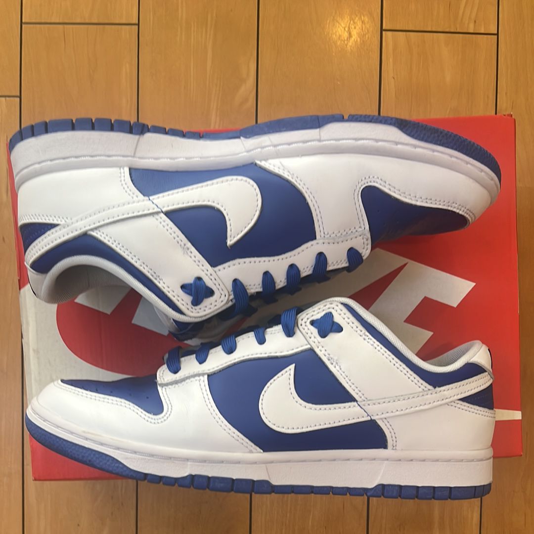 Nike Dunk Low Retro "Racer Blue and White"