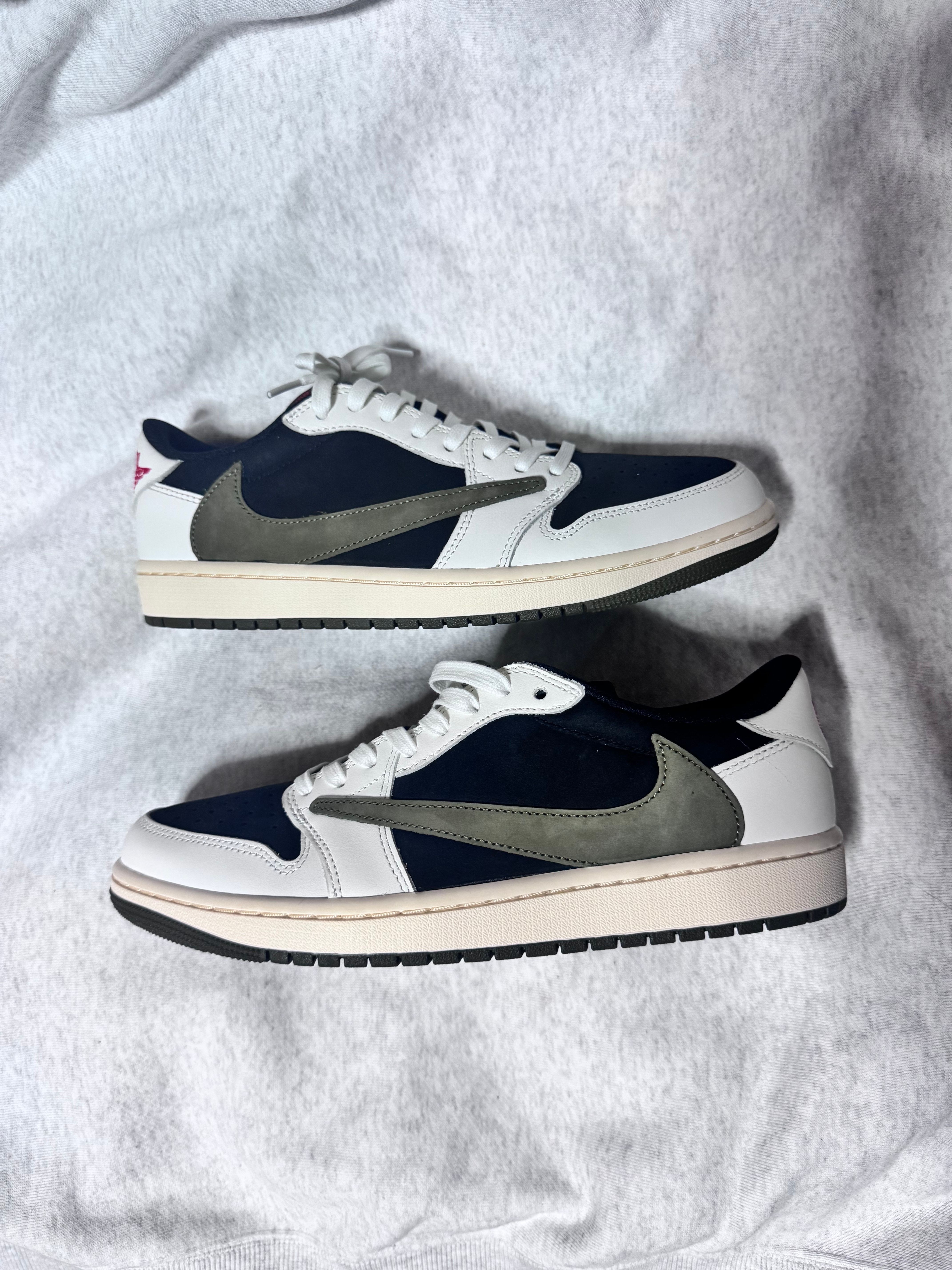 Travis Scott × Nike Women's Air Jordan 1 Low OG "Medium Olive"