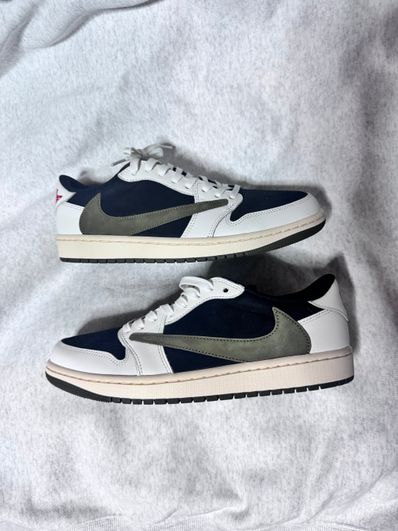 Travis Scott × Nike Women's Air Jordan 1 Low OG "Medium Olive"