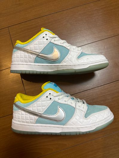 FTC × Nike SB Dunk Low "White/Blue"
