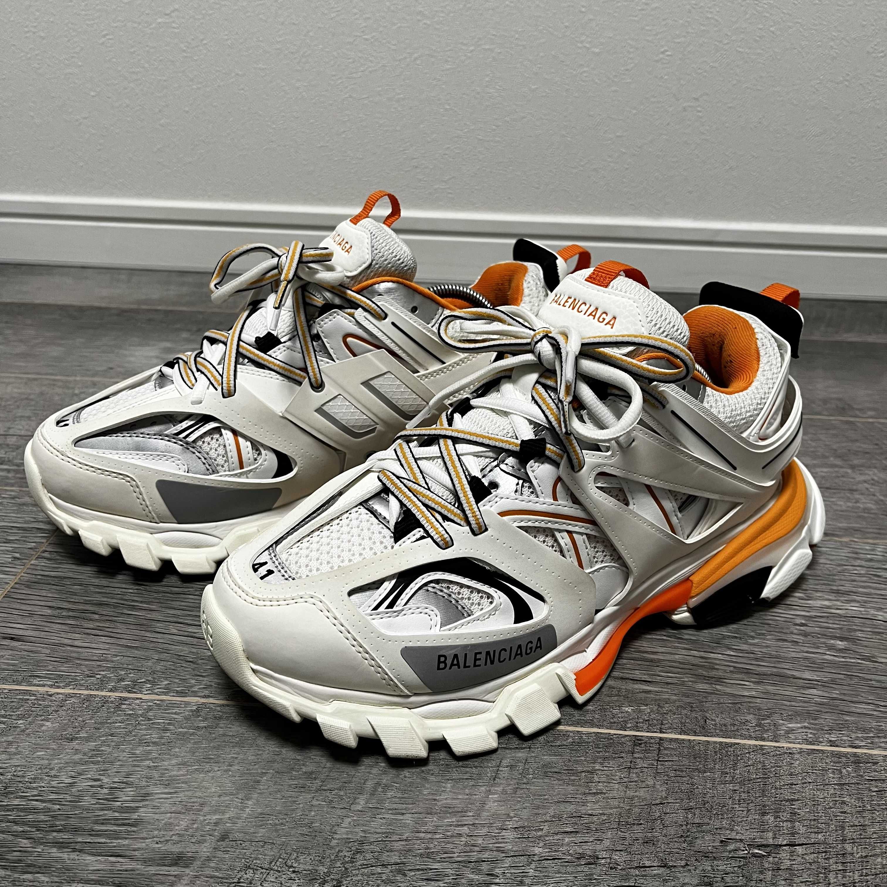 Balenciaga Track Sneaker "White/Orange"
