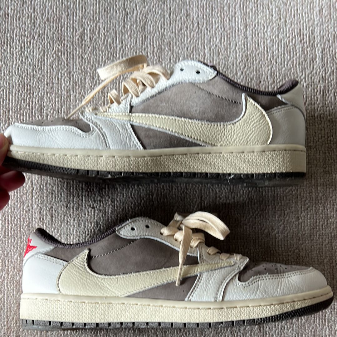 Travis Scott × Nike Air Jordan 1 Low OG SP "Reverse Mocha/Sail and Ridgerock"