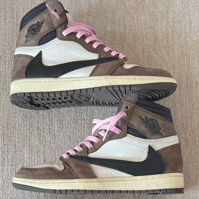 Travis Scott × Nike Air Jordan 1 Retro High OG TS SP "Sail/Dark Mocha"