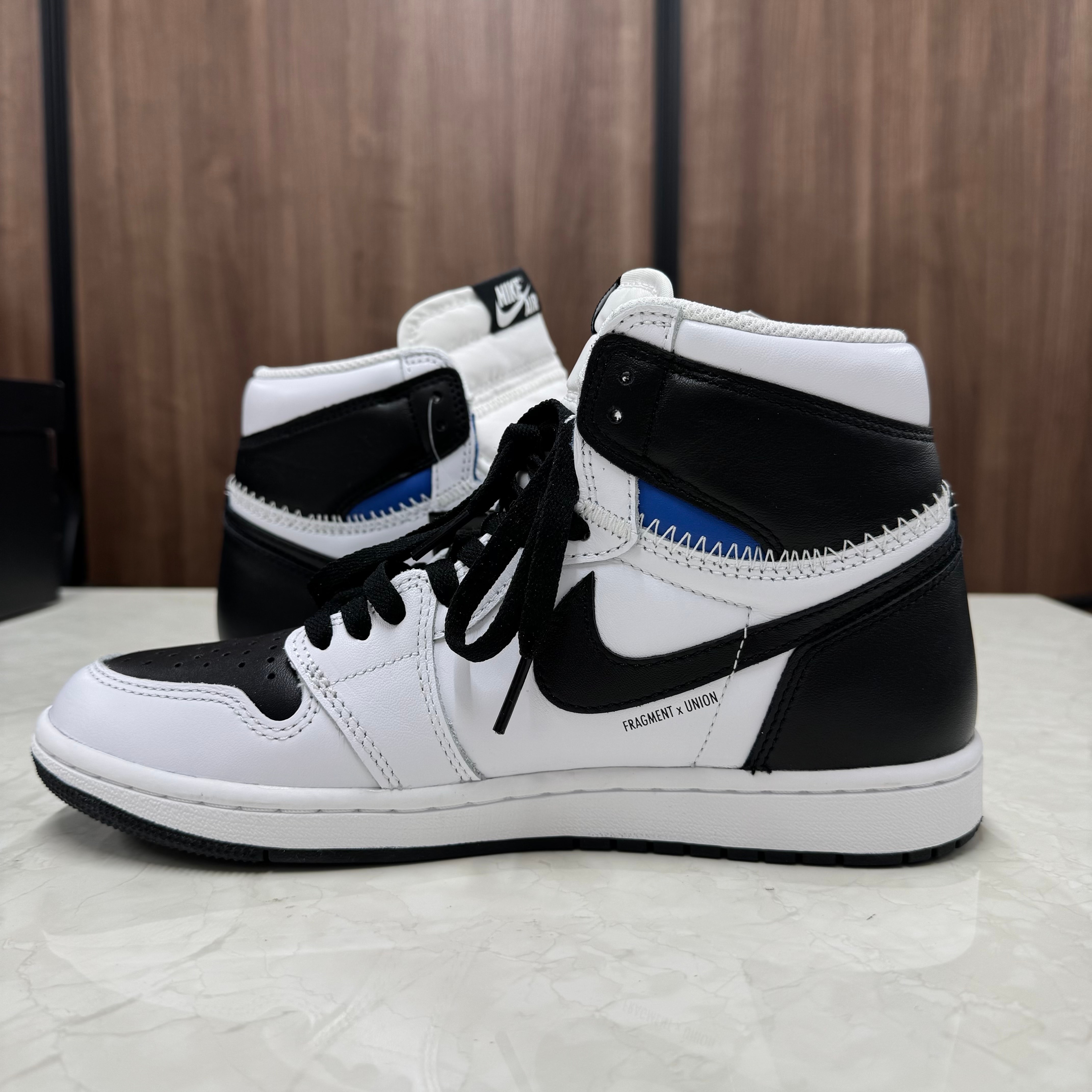 fragment design × UNION × Nike Air Jordan 1 Retro High OG "Black/White"