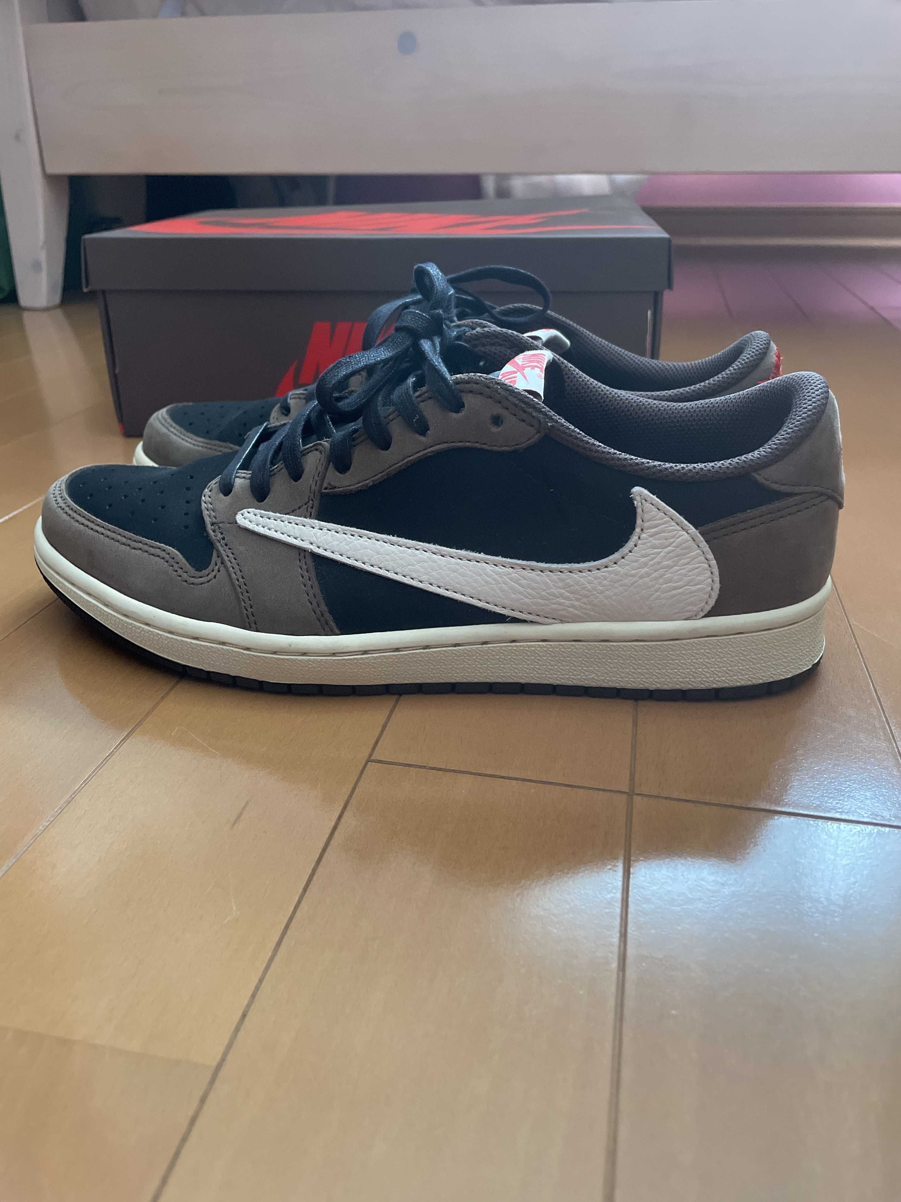 Travis Scott × Nike Air Jordan 1 Low OG SP-T  "Black/Dark Mocha"