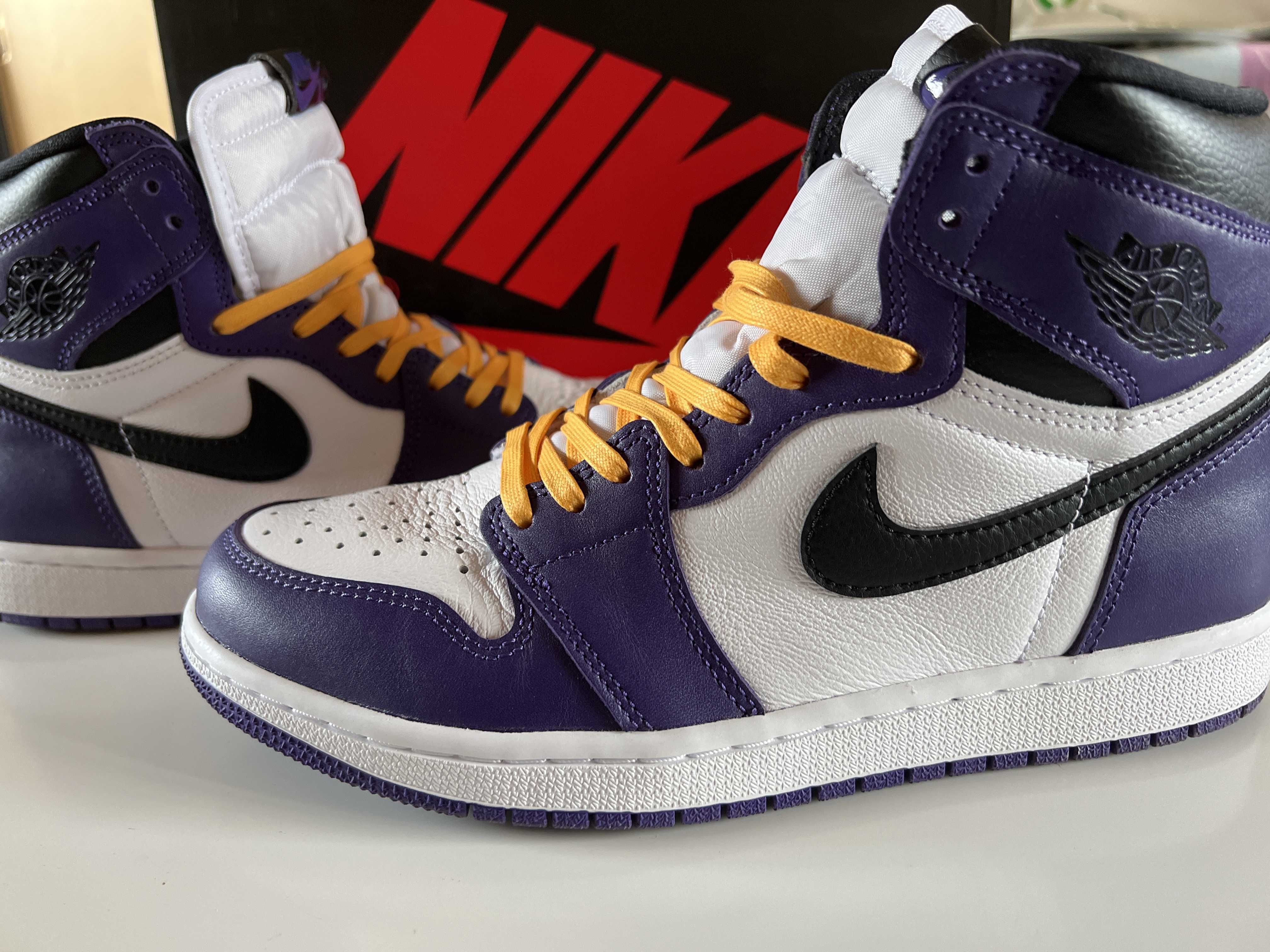 Nike Air Jordan 1 Retro High OG "Court Purple White/Black" (2020)