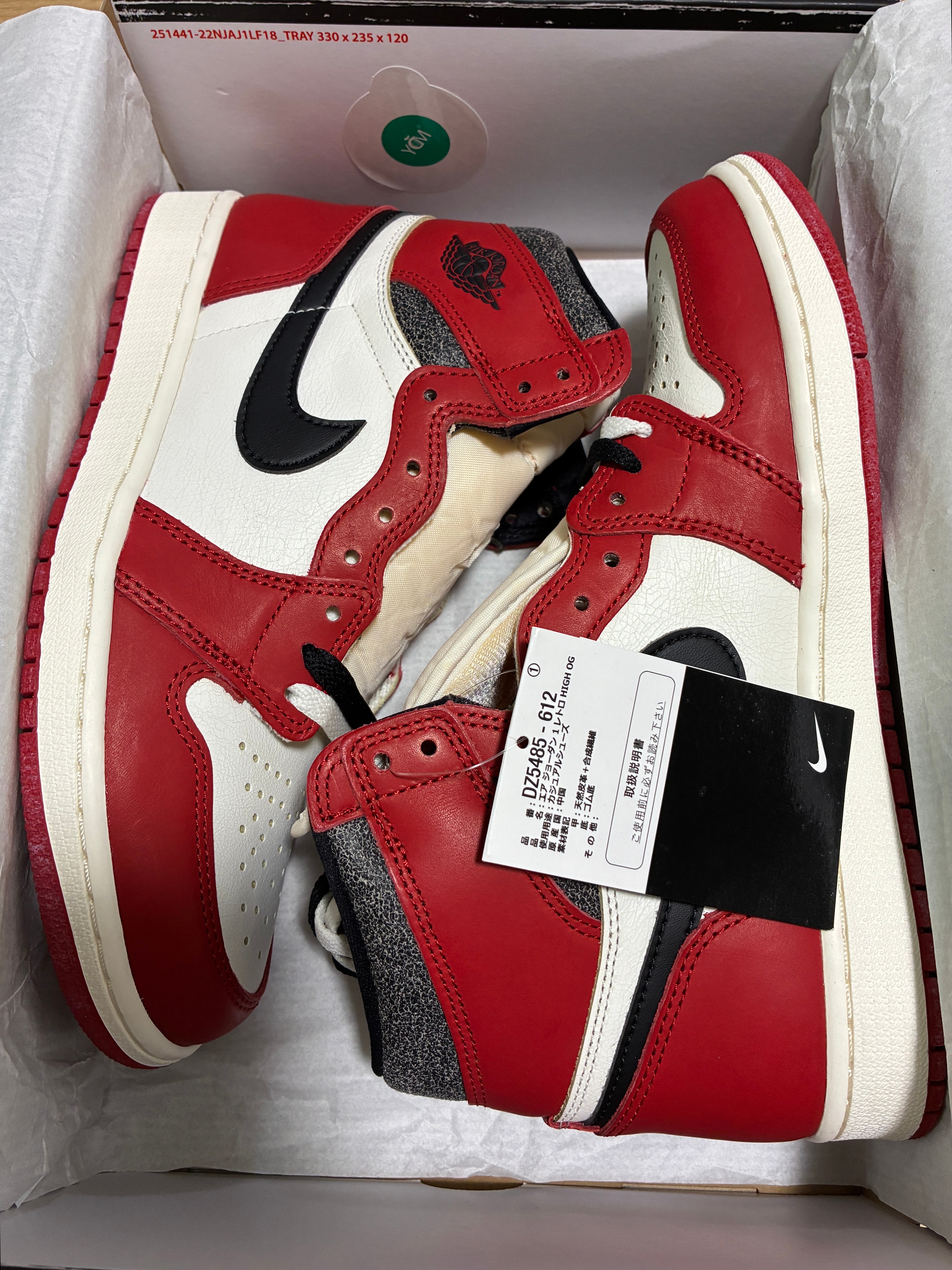 Nike Air Jordan 1 High OG "Lost & Found/Chicago"