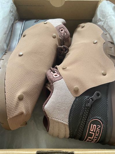 Travis Scott x Nike Air Trainer 1 SP "Archaeo Brown and Rust Pink"