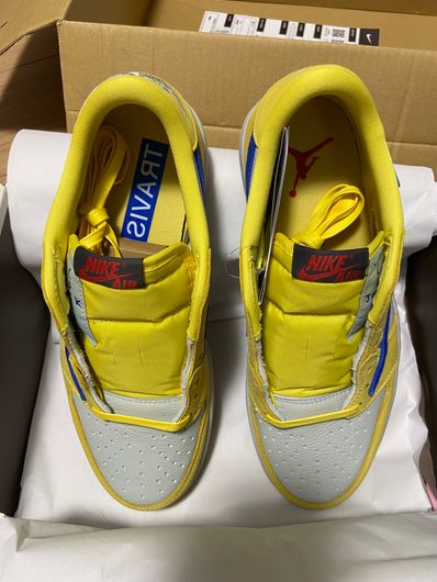 Travis Scott × Nike Women's Air Jordan 1 Retro Low OG "Canary"