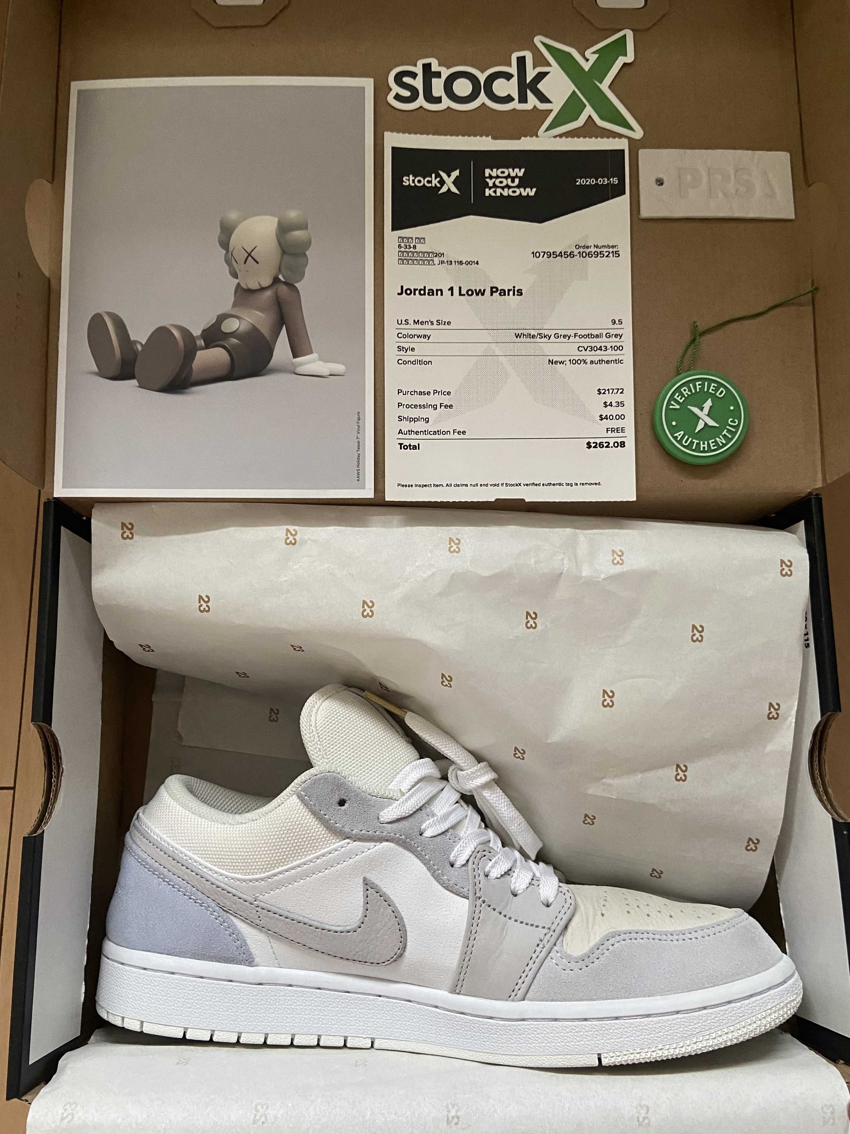 Nike Air Jordan 1 Low "Paris" (2020) CV3043-100