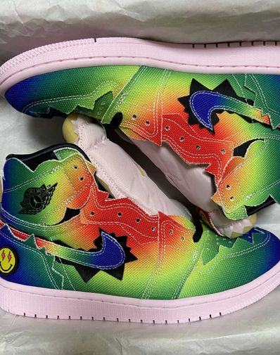 J Balvin × Nike Air Jordan 1 High OG "Rainbow"