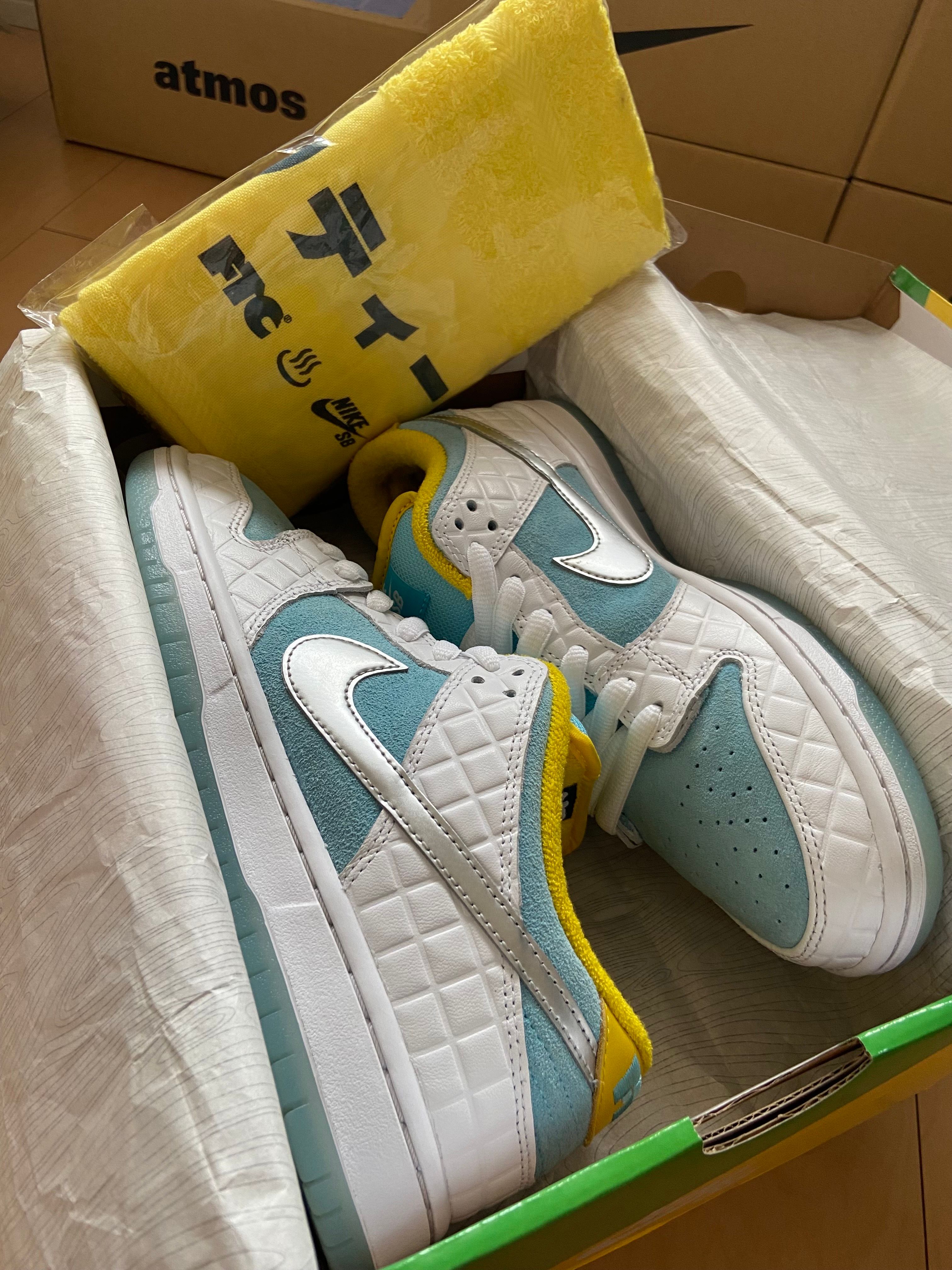 FTC × Nike SB Dunk Low "White/Blue"