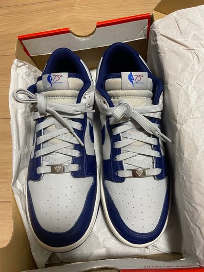 NBA × Nike Dunk Low EMB 75th Anniversary "Nets"