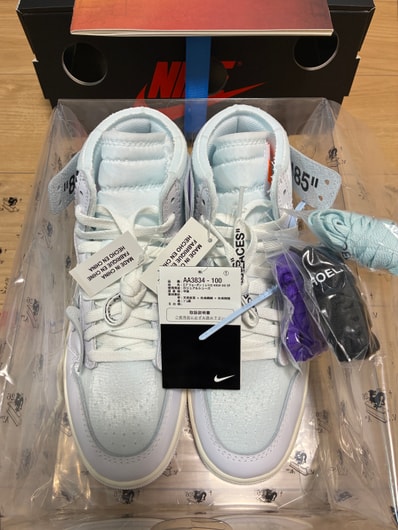 Virgil Abloh Archive (V.A.A.) × Nike Air Jordan 1 Retro High OG "Alaska"