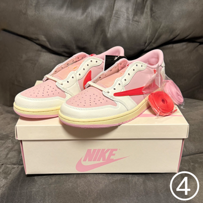 Travis Scott × Nike Air Jordan 1 Retro Low OG "Sail/Tropical Pink"