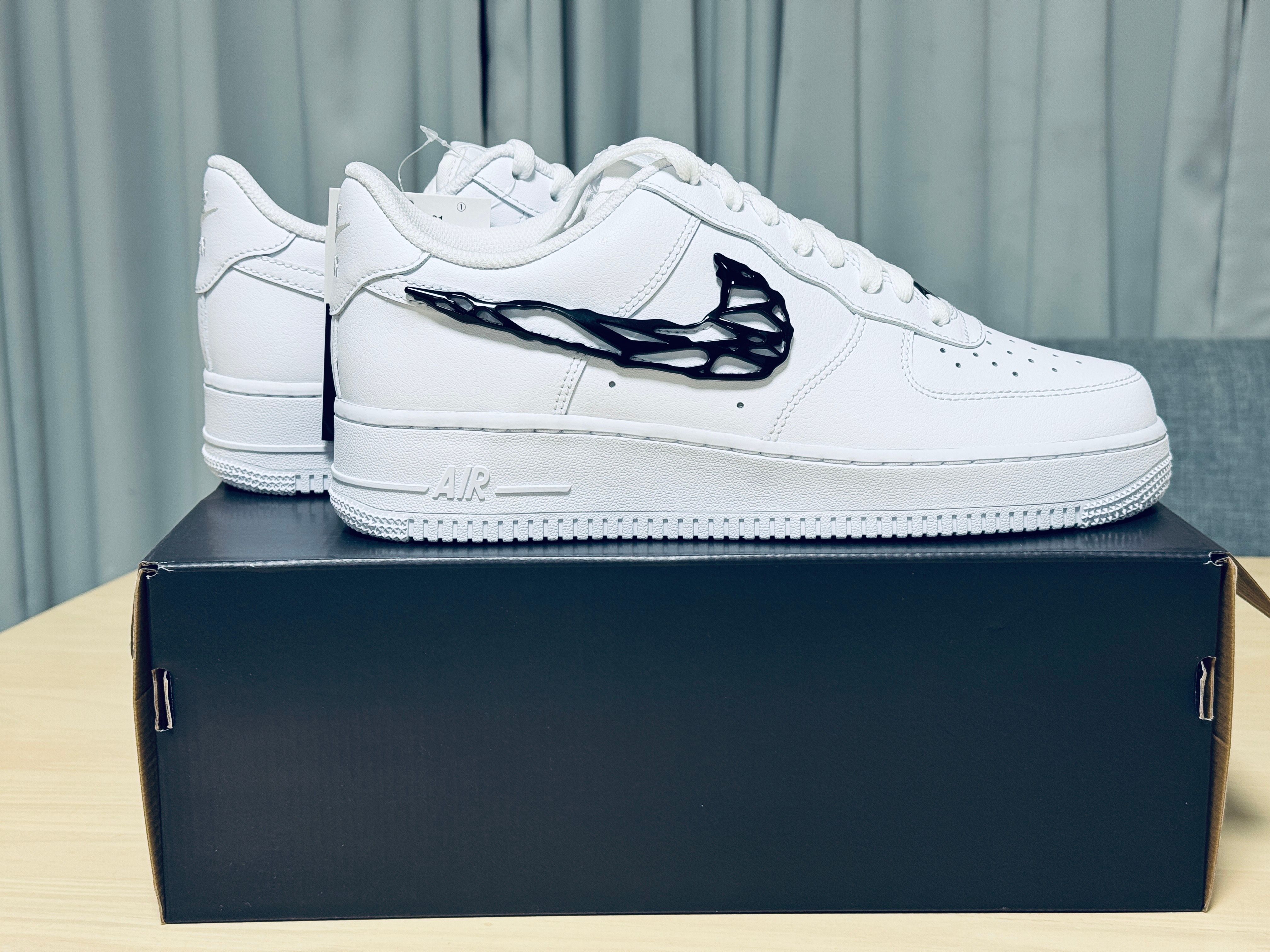 Nike Women's Air Force 1 Low '07 LX "Metal Swoosh/White/Black"