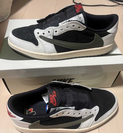 Travis Scott × Nike Women's Air Jordan 1 Low OG "Medium Olive"