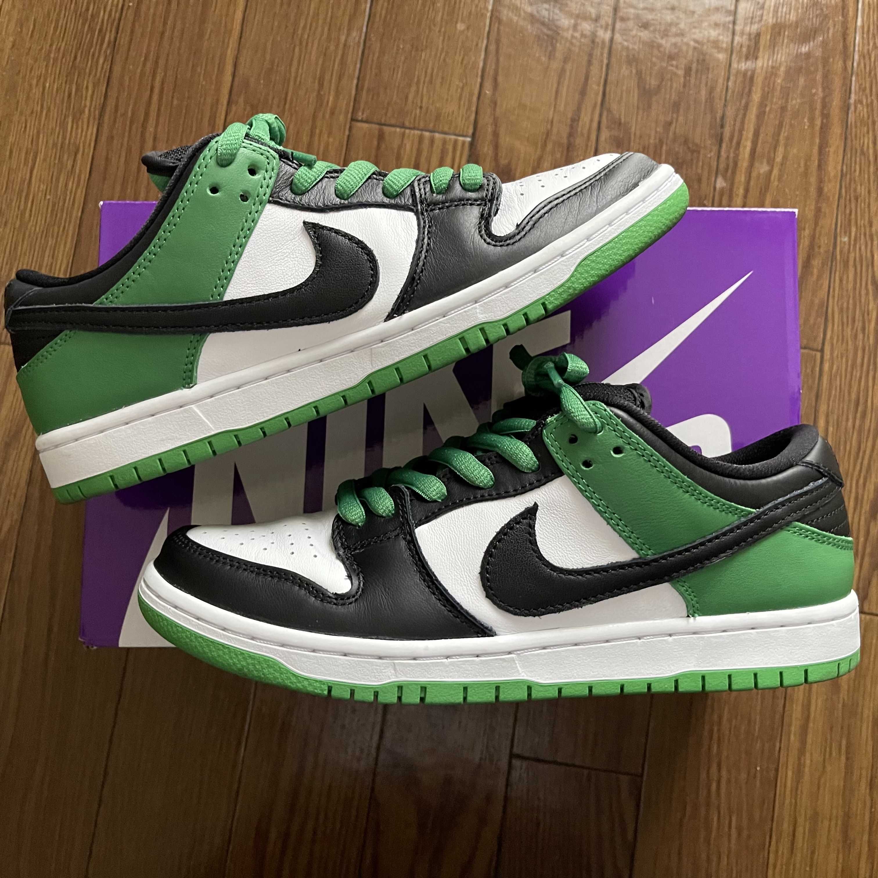 Nike SB Dunk Low Pro "Black and Classic Green"