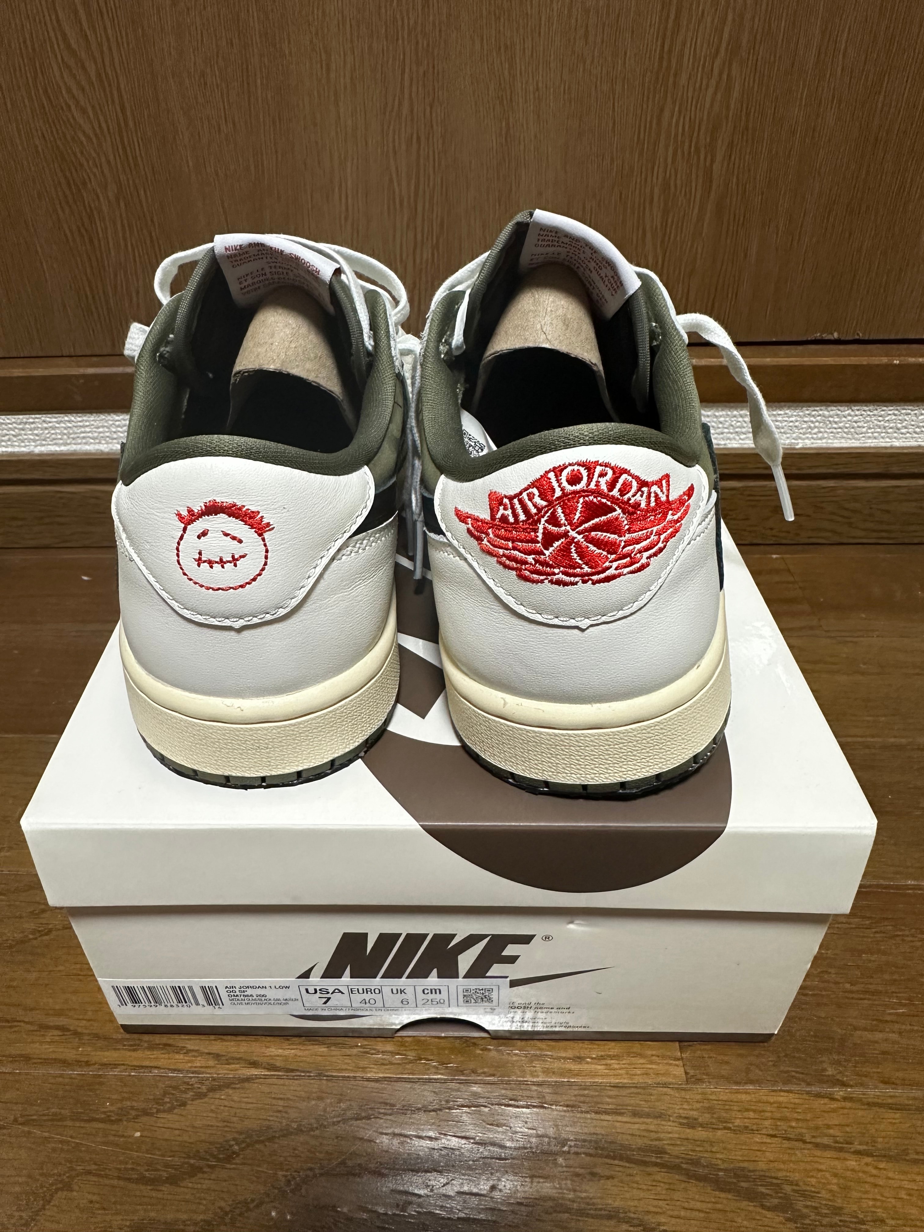 Travis Scott × Nike Air Jordan 1 Low OG SP "Reverse Olive"