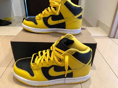 Nike Dunk High "Black/Varsity Maize"