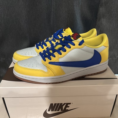 Travis Scott × Nike Women's Air Jordan 1 Retro Low OG "Canary"